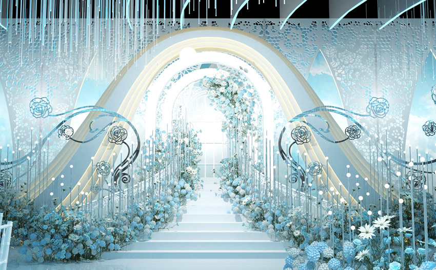 峨眉山釡香烙馍村水晶厅效果展示